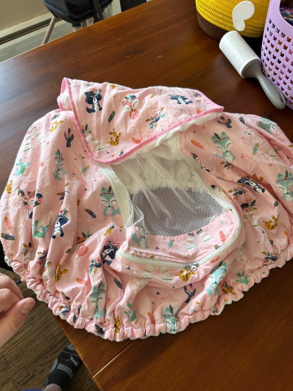 Pink Animal Print Car Seat Cover